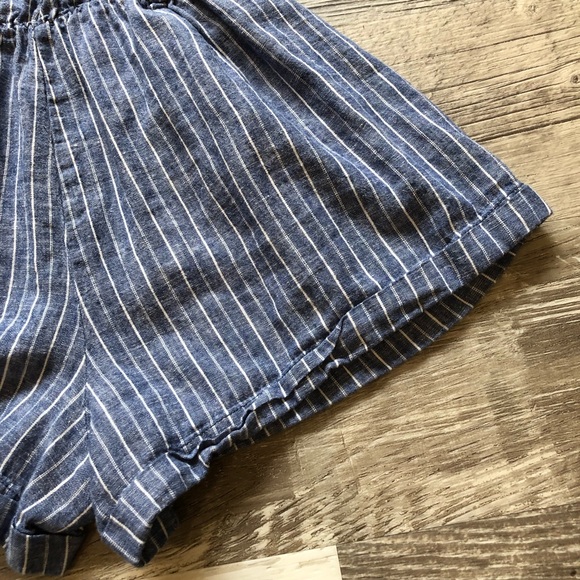 GUC GAP Chambray Pinstripe Linen Romper - Picture 8 of 16